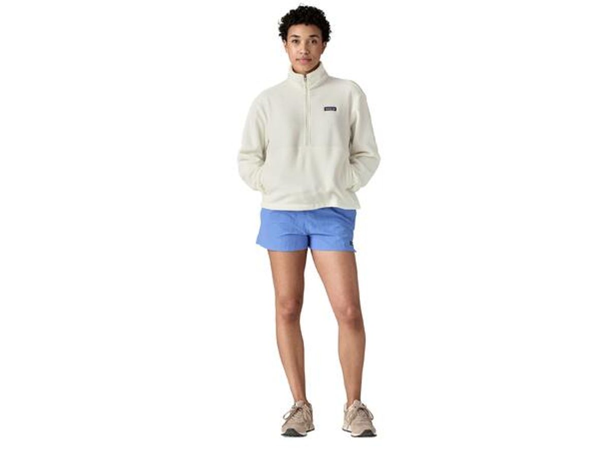 Patagonia W Micro D 1/2 Zip Fleece P/O birch white 