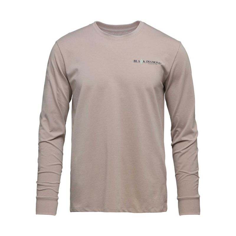 Black Diamond M Heritage Wordmark Longsleeve Tee pale mauve