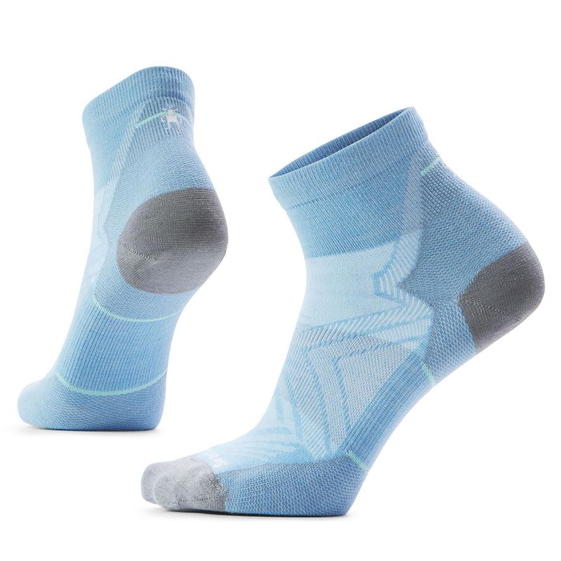 Smartwool Run Zero Cushion Ankle Socks  W's serene blue