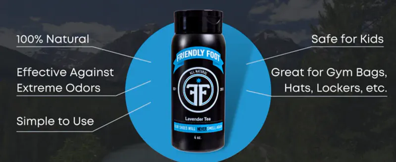 Friendly Foot Shoe Deodorizing Powder