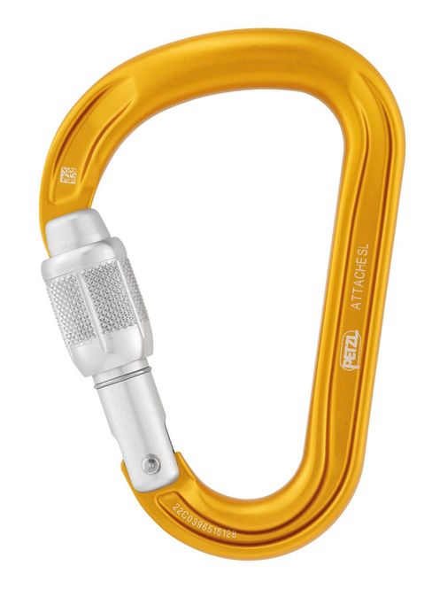 Hovedbilde Petzl Attache Screw-Lock yellow