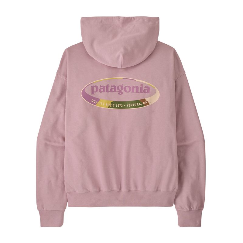 Patagonia 95 Oval Logo Daily Hoody W's  quiet violet: sunshine