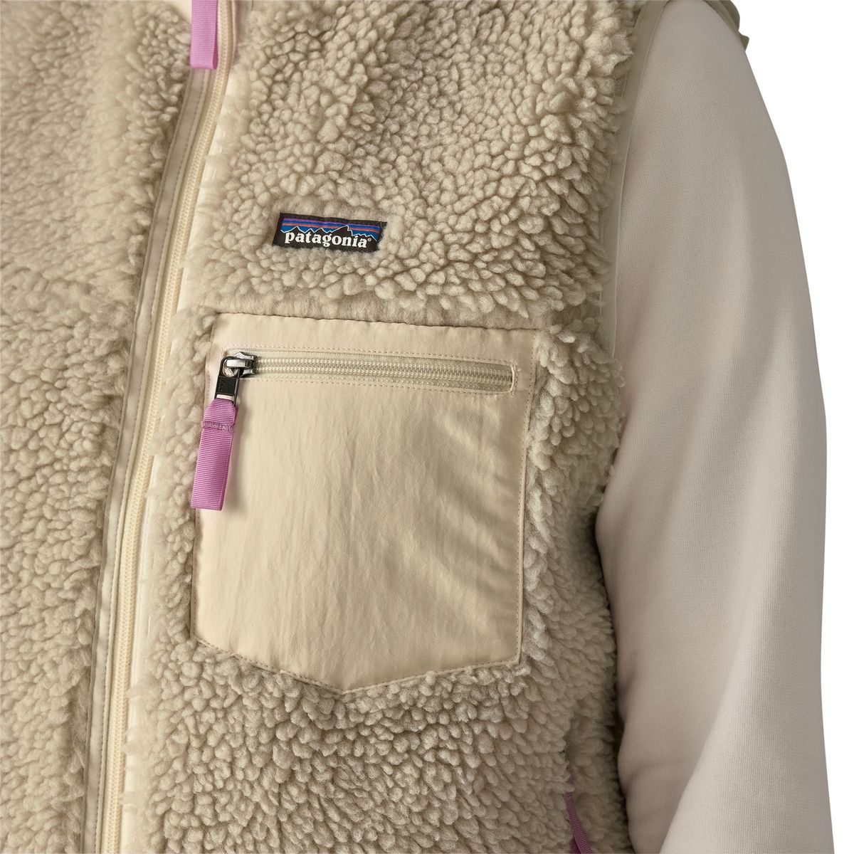 Patagonia Classic Retro-X Vest W's natural w/light violet