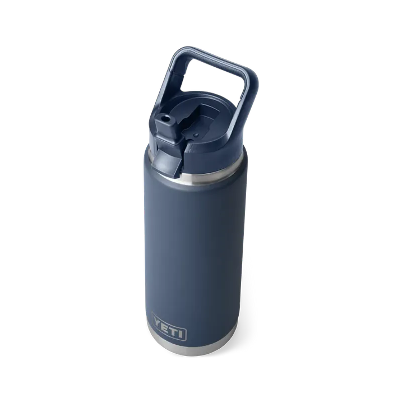 Yeti Rambler 260z Bottle w/Straw Cap navy (769ml)