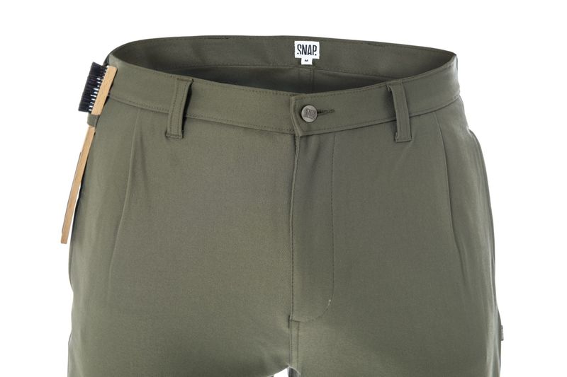 Snap M Wide Pants dark khaki