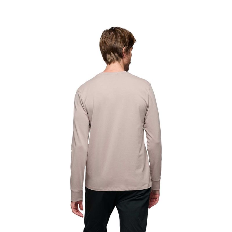Black Diamond M Heritage Wordmark Longsleeve Tee pale mauve
