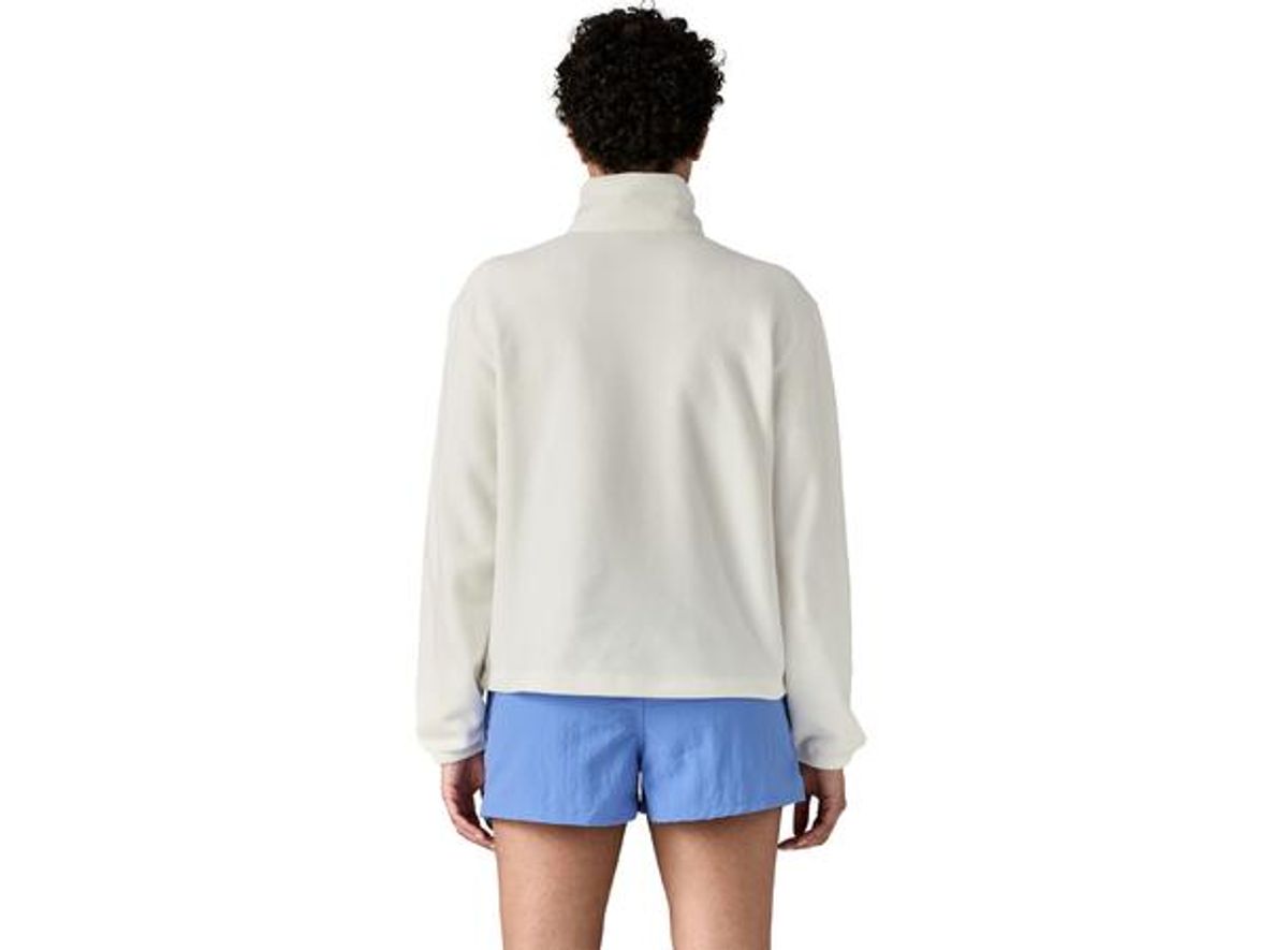 Patagonia W Micro D 1/2 Zip Fleece P/O birch white 