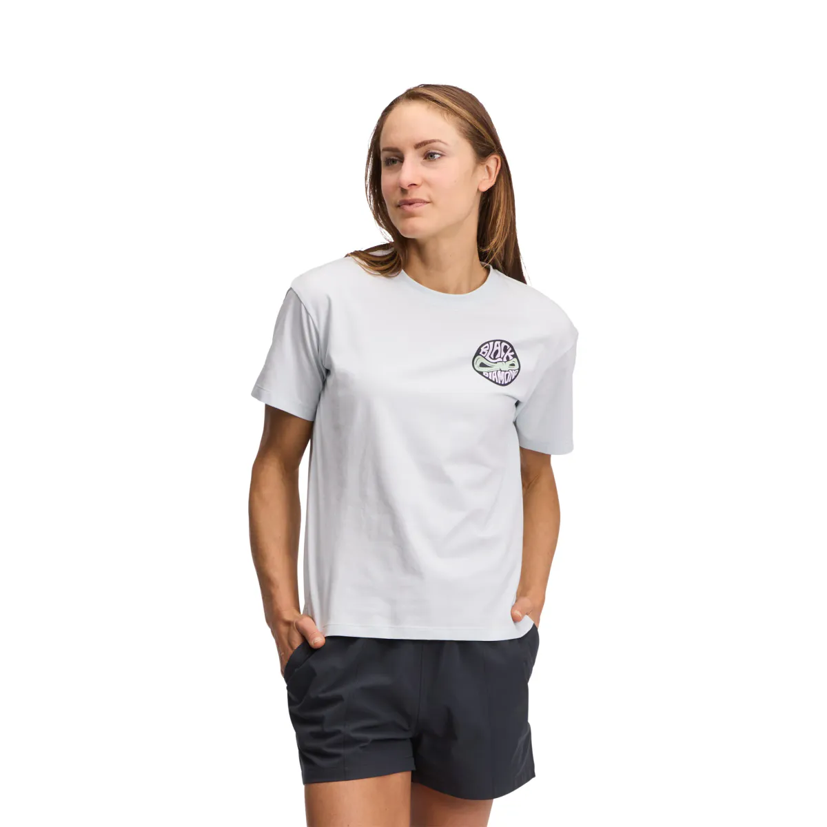 Black Diamond Rope Badge Tee W's belay blue