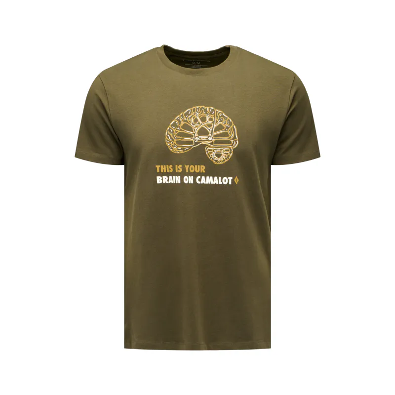 Black Diamond Brain On Camalot Tee M's dark moss