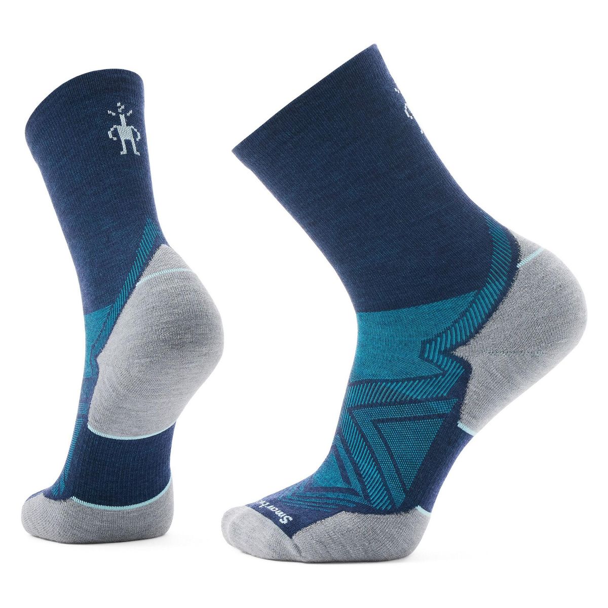 Smartwool Run Targeted Cushion Mid Crew deep navy