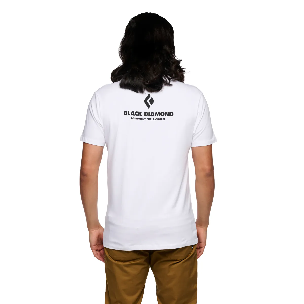 Black Diamond M Equipment for Alpinist SS Tee white