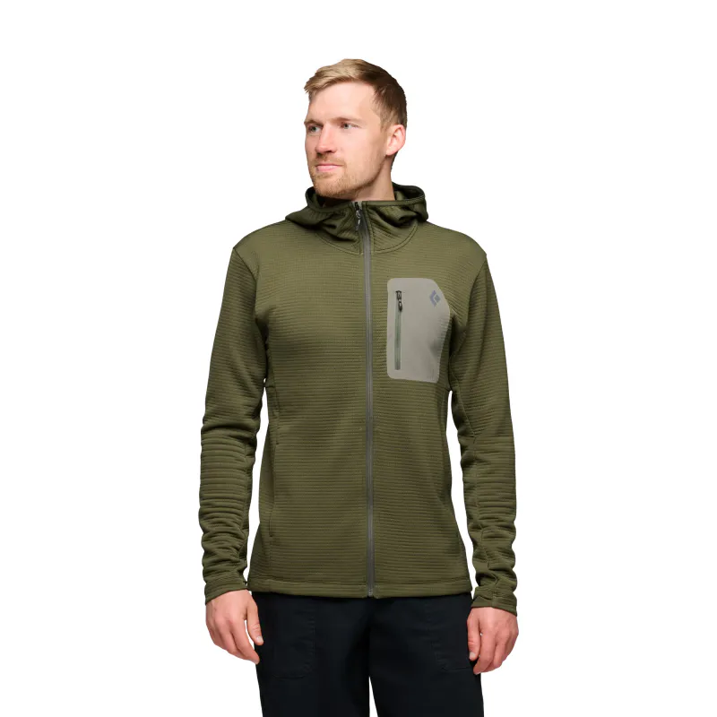 Black Diamond Diverge Full Zip Hoody M's dark moss