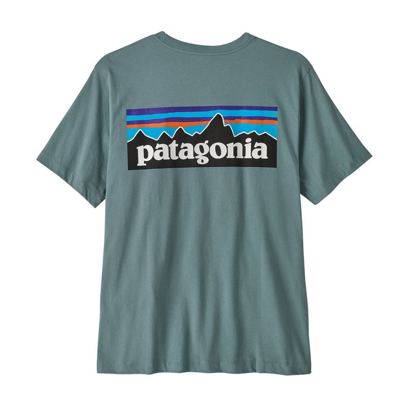 Patagonia P-6 Logo T-Shirt M's blue sage