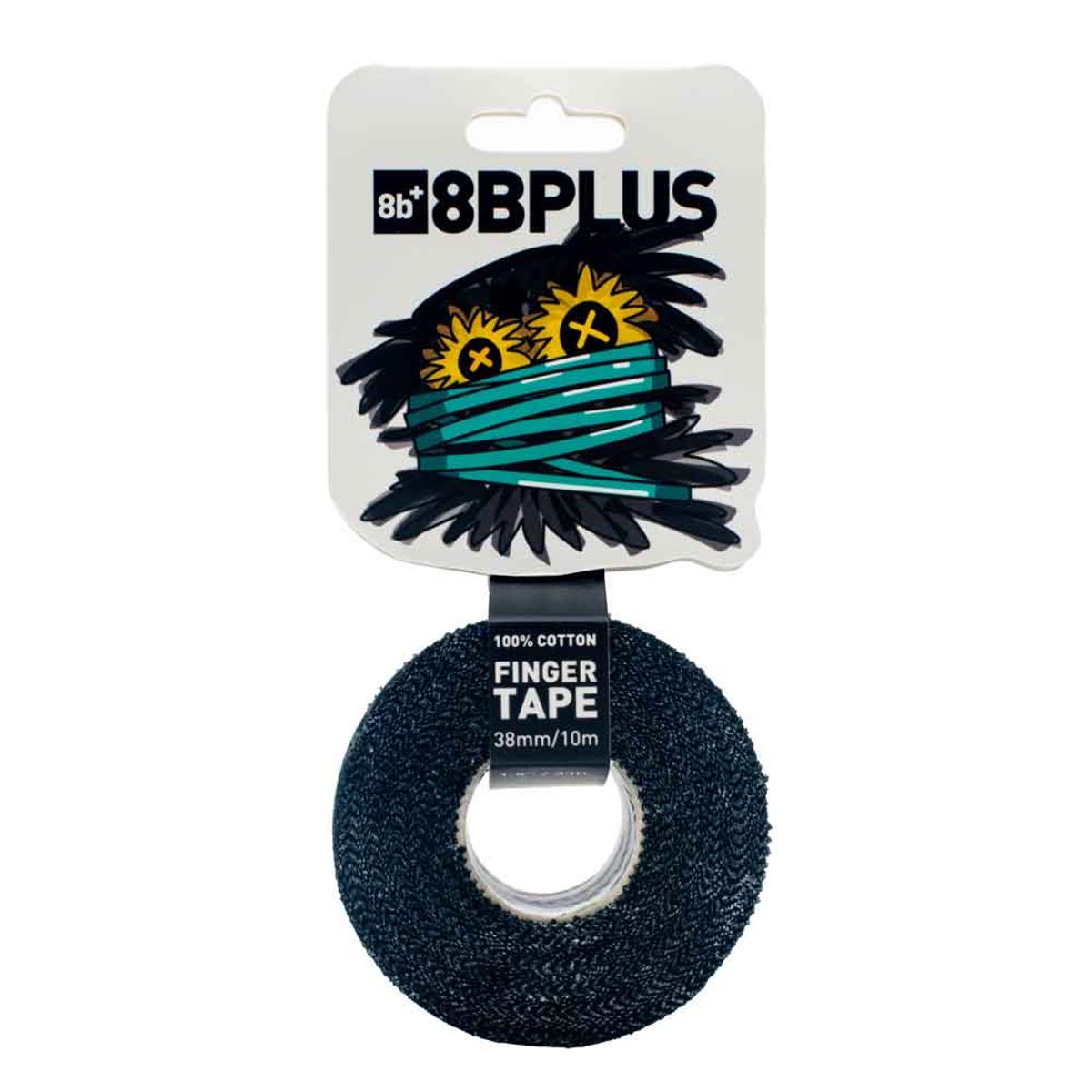 8BPLUS Finger Tape Alex 38mm x 10m Hanger black