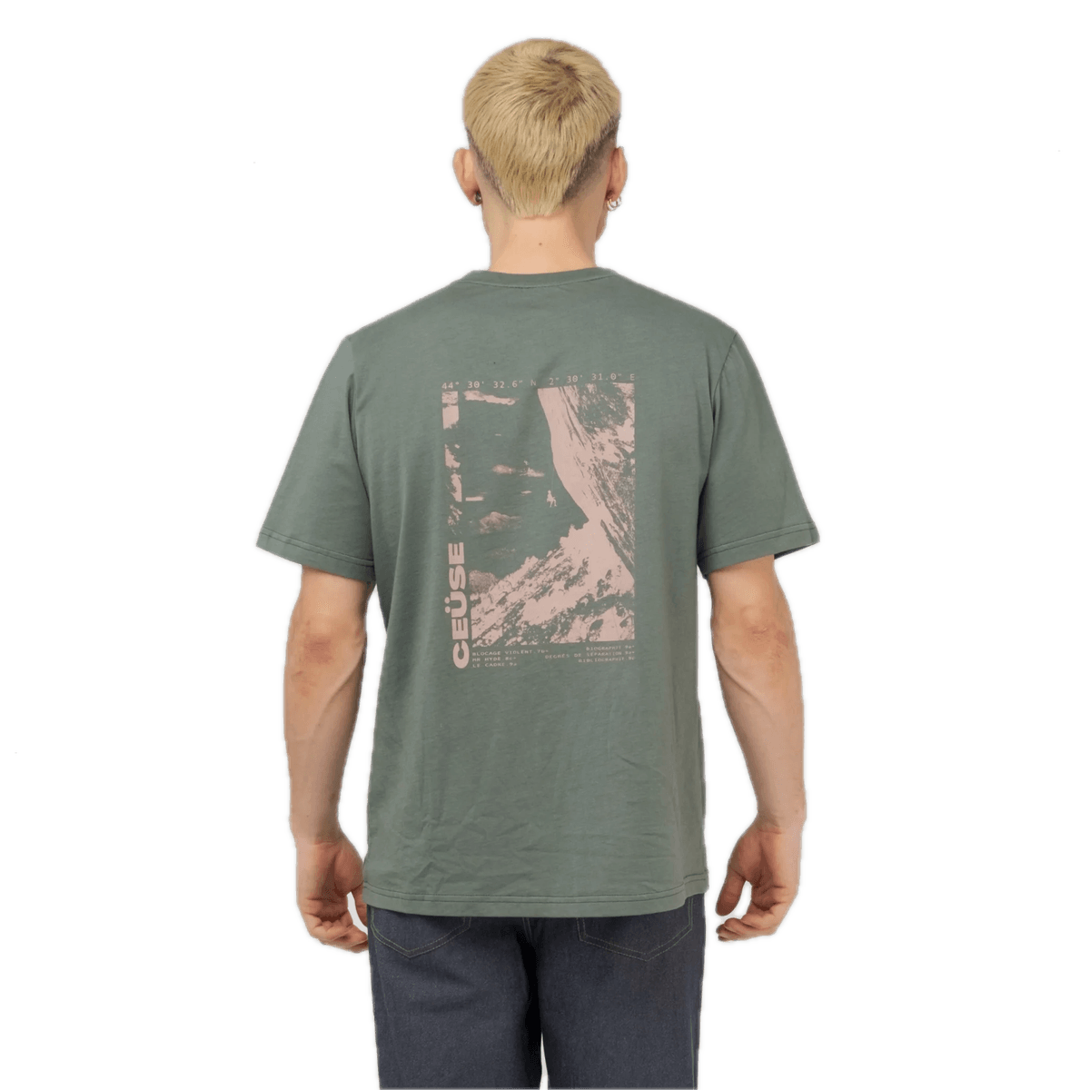 Snap X Ceuse T-shirt dark khaki