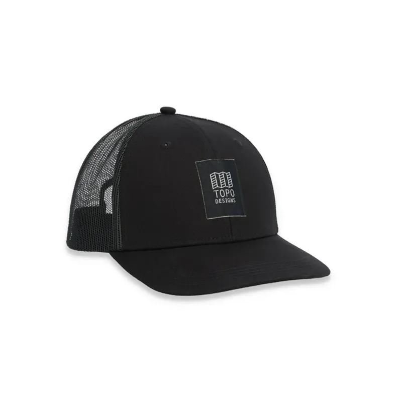 Topo Designs Trucker Hat Original Logo black
