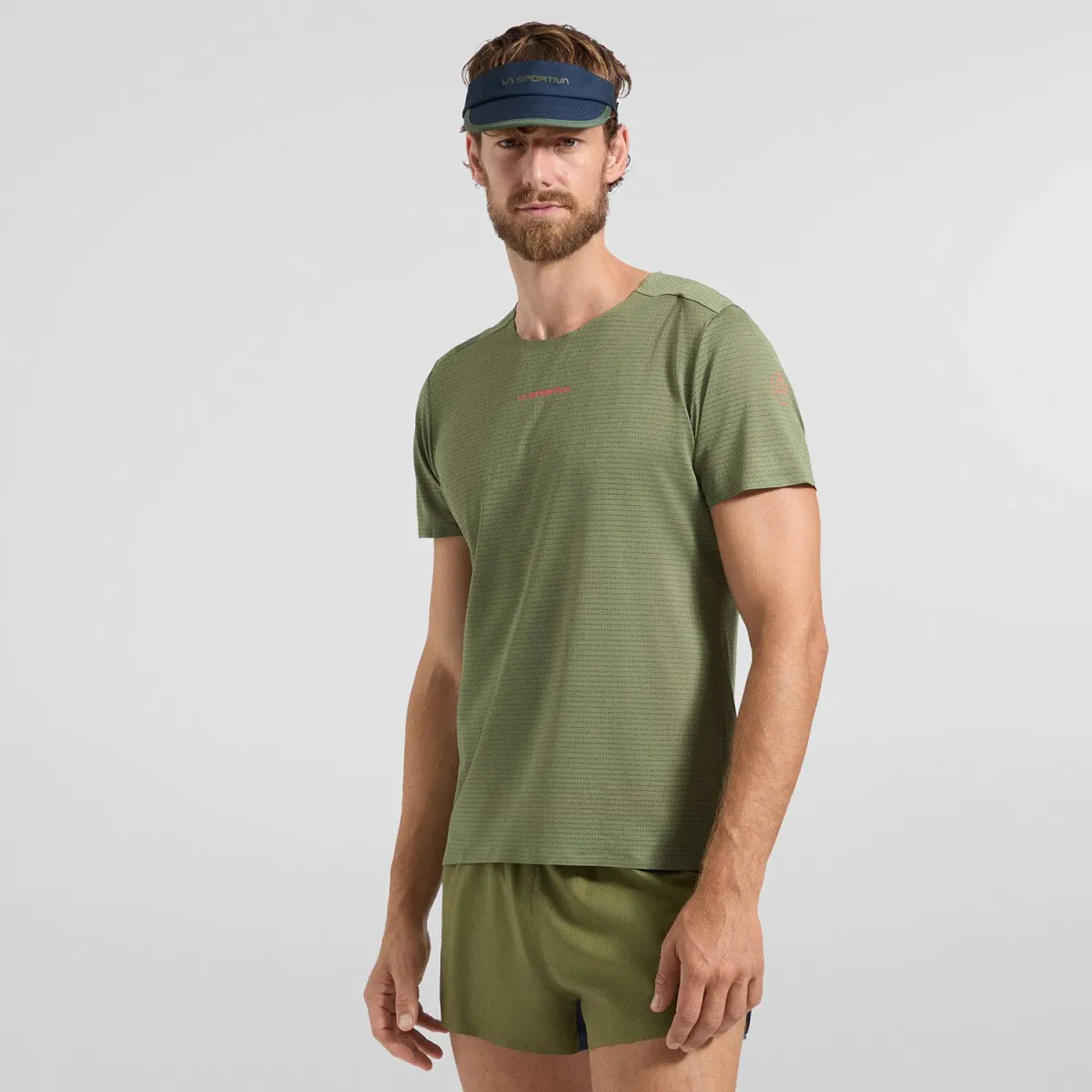 La Sportiva Pure T-Shirt M's cypress/mountain red