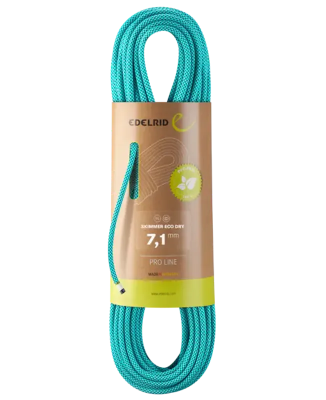 Edelrid Skimmer Eco Dry 7.1mm icemint 60 meter