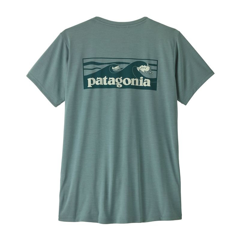 Patagonia Cap Cool Daily Shirt - Boardshort Logo blue sage - light blue sage X-dye