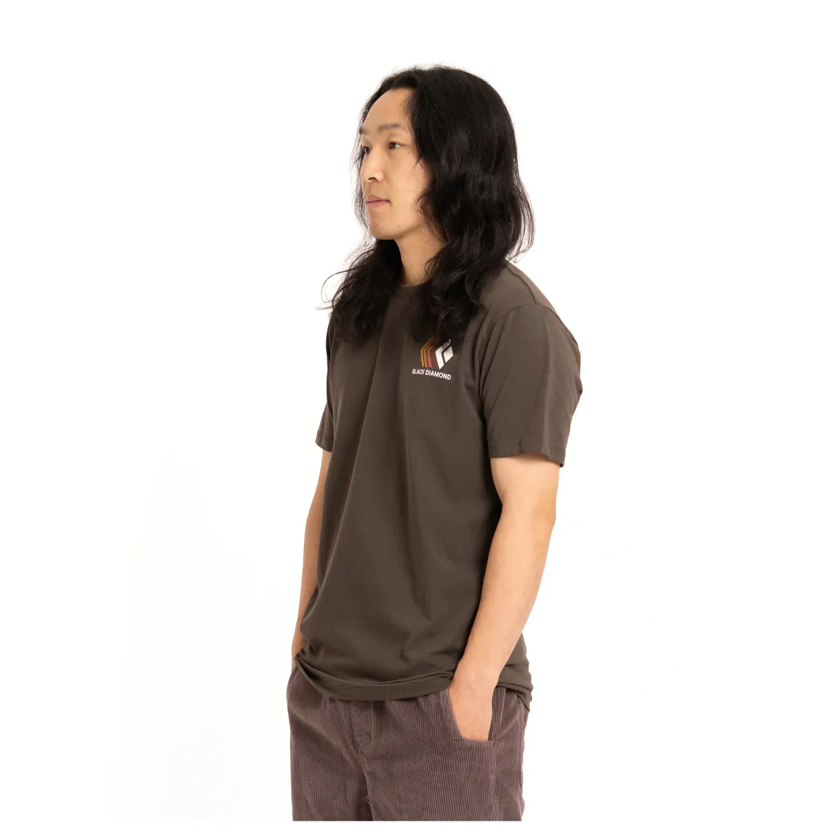 Black Diamond M Faded SS Tee basalt