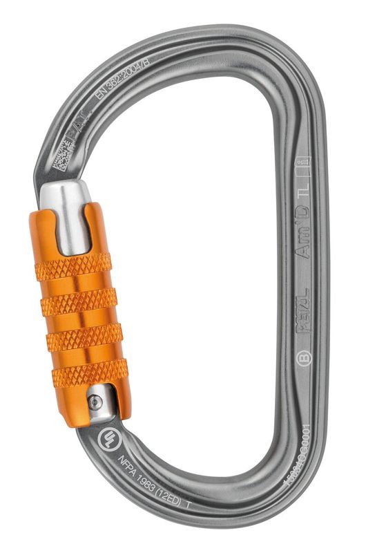 Petzl Am'D Triact-Lock gray