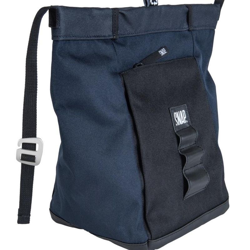Snap Big Chalk Bag Fleece dark night & black