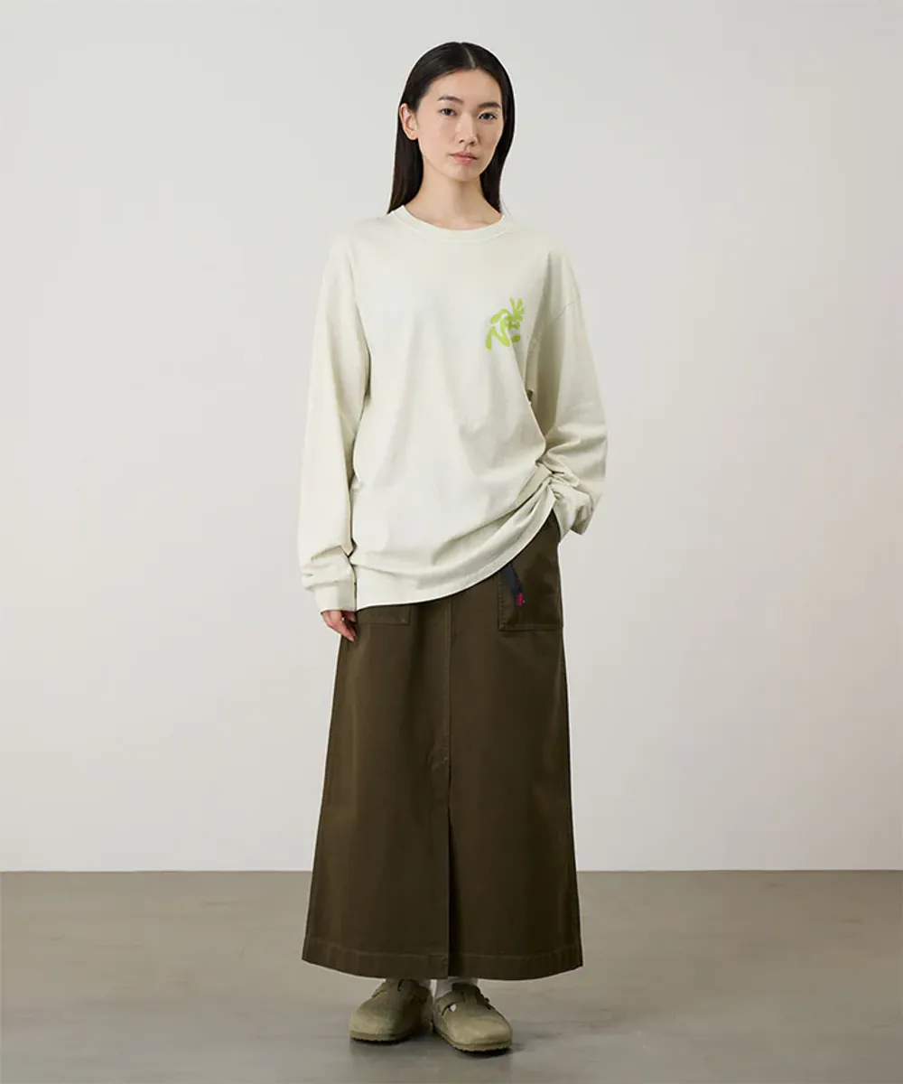 Gramicci Running Man L/S Tee Pigment Dyed natural pigment